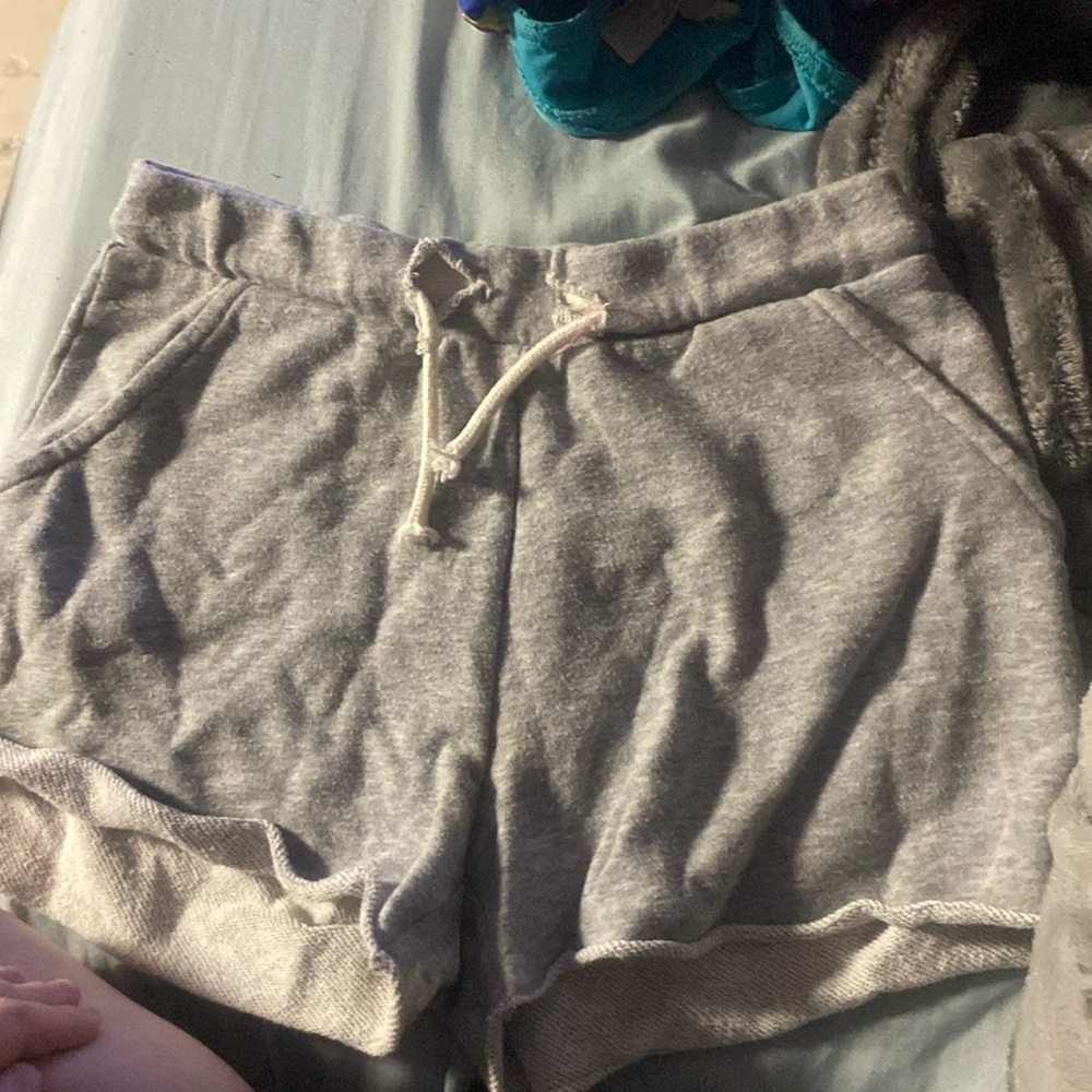 Grey sweat shorts